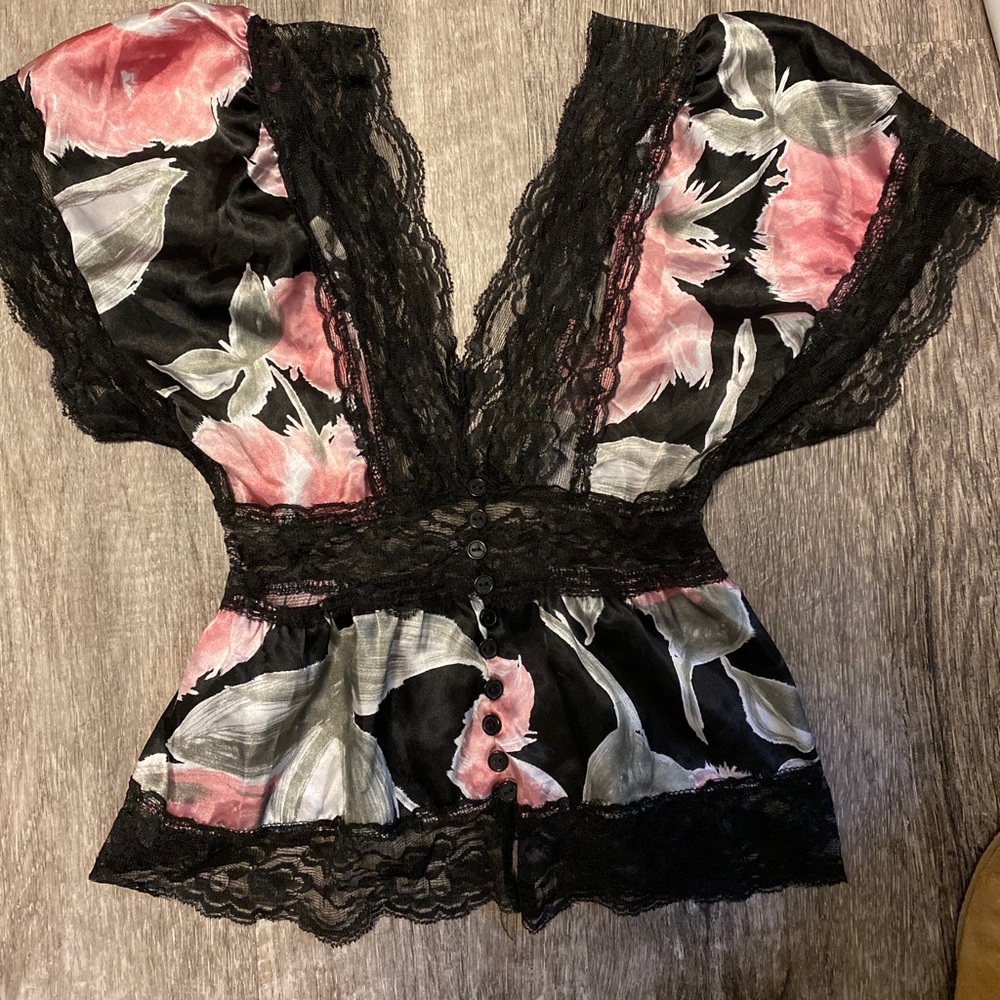 90s style blouse